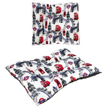 Cama Para Perros Mascotas Con Acolchado Grueso 90x90cm