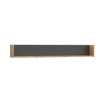 Librería Estantería, Estanteria Libros De Pared, 170x186x25cm, Salón -  Comedor - Oficina, Chimenea Eléctrica, Estilo Moderno, Roble Y Negro con  Ofertas en Carrefour