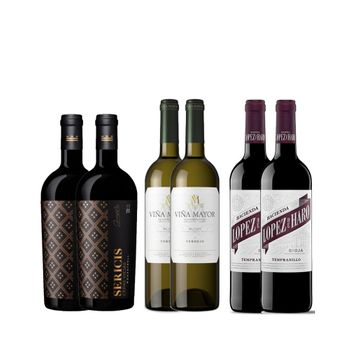 Pack 6 Botellas Wine Lovers  España  75 Cl. º