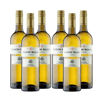 Pack 5 + 1 Ramon Bilbao Blanco  Vino Blanco España Rueda 75 Cl. 13.0º