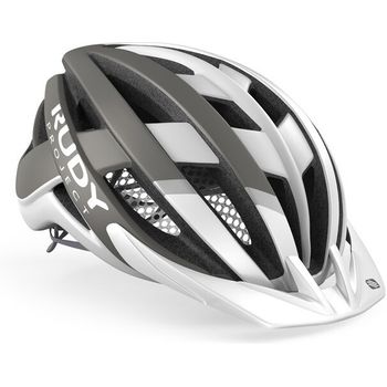 Rudy Project Venger Mtb White - Grey (matte) Visor + Free Pads + Bug Stop Incl. - Casco Ciclismo