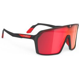 Rudy Project Gafas Spinshield Negro Mate Multilaser Rojo