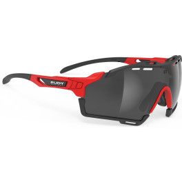 Rudy Project Gafas Cutline Fire Rojo Mate Smoke Negro