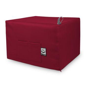 Pouf Gaming Piramide in Similpelle Rosso Infantile