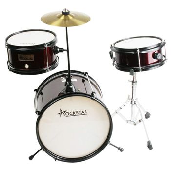 Bateria Infantil Rockstar Mod. Ba-1044 Roja