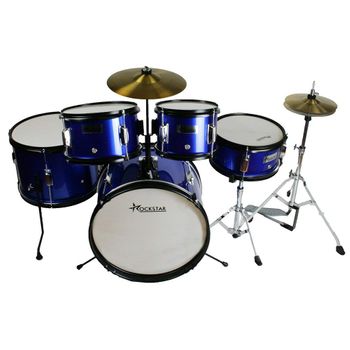 Bateria Infantil Rockstar Mod. Ba-1046 Azul