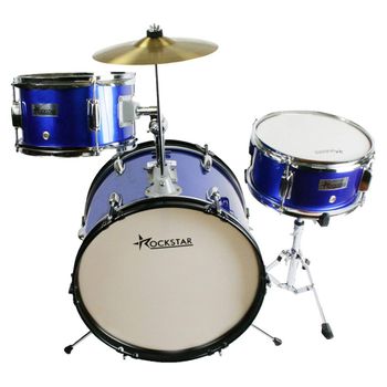 Bateria Infantil Rockstar Mod. Ba-1042 Azul