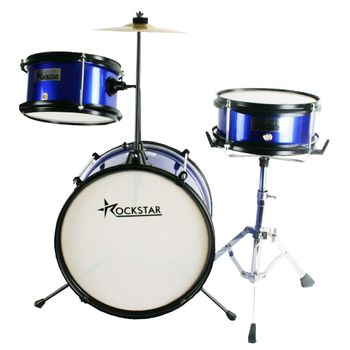 Bateria Infantil Rockstar Mod. Ba-1044 Azul