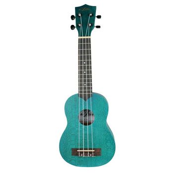 Ukelele Soprano Aria Mod Au-7,color Azul Transparente