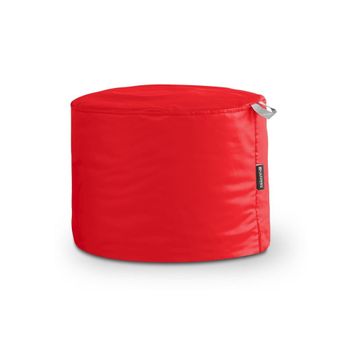 Puff Taburete Polipiel Indoor Rojo Happers