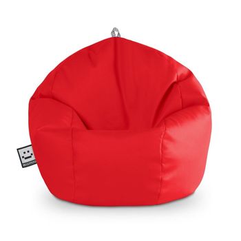 Puff Pelota Polipiel Rojo Happers