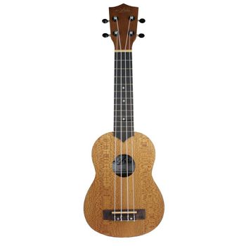 Ukelele Soprano Aria Mod Au-7,color Madera Natural.