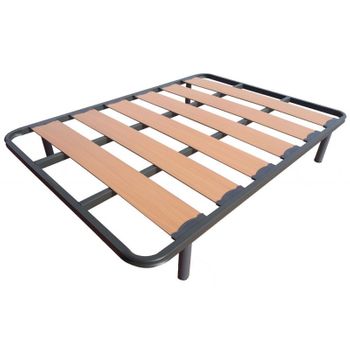 Somier 105x190 Cm Tubo Acerado 30x30 Balda Fina Refuerzo Central No Incluye  Patas con Ofertas en Carrefour