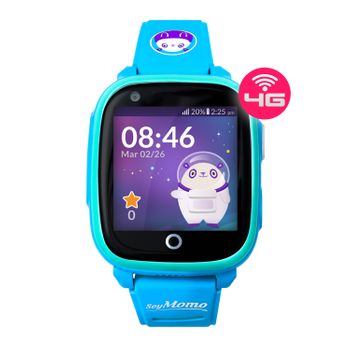 Soymomo Space 4g - Reloj Gps Para Niños 4g - Smartwatch Para Niños 4g Con Cámara (azul)