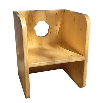 Silla Montessori Trifásica De Madera Ticumiku