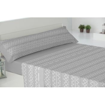 Juego Sábanas Tres Piezas Paduana Libano Cama 150 Gris