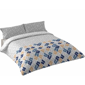 Edredón Nórdico Estampado Reversible Naia Para Cama De 90 Cm con Ofertas en  Carrefour