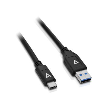 V7 - V7u2c-1m-blk-1e 1m Usb A Usb C Macho Macho Negro Cable Usb