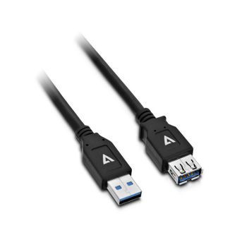 V7 - Usb3.0a Cable De Extensión De 2 M Negro