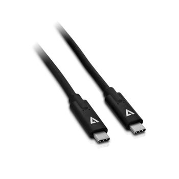 V7 - Usb A Usb-c-c Cable 2m Negro