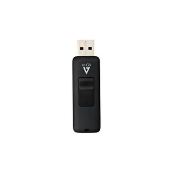 Flash Drive 16gb  Usb 2.0 Black Mem