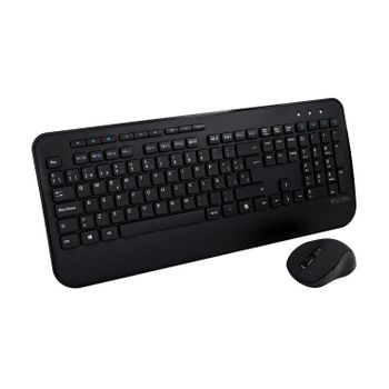 V7 - Ckw300es Teclado Full-size Con Reposamuñecas Qwerty Español (negro)