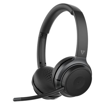 Auriculares Con Micrófono V7 Hb600s               Negro