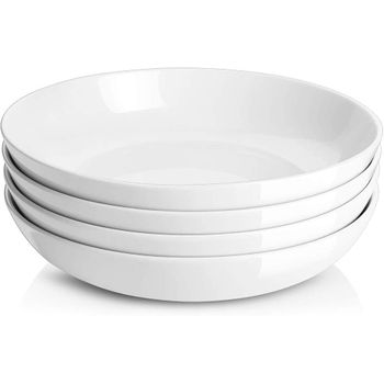 Dowan Cuencos Grandes Para Pasta De 24,8 Cm - Color Blanco.