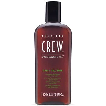 Champú Acondicionador Gel Ducha Aceite Árbol Té American Crew 250 Ml