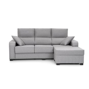 Sofa Chaise Longue HELA Reversible Mink 4 Plazas 265x150 CM Tanuk