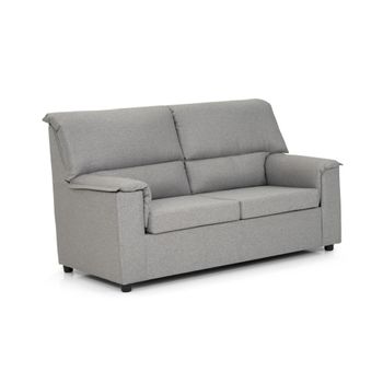 Sofa Saga 3 Plazas Gris Perla Desenfundable 155x82 Cm Tanuk