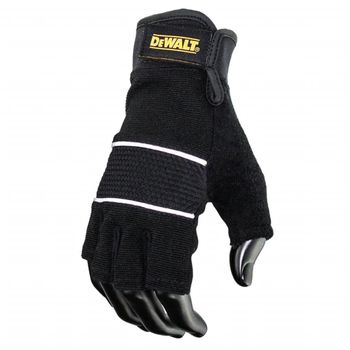 Dewalt Guantes De Trabajo Sin Dedos Negro Dpg213l Eu Dewalt