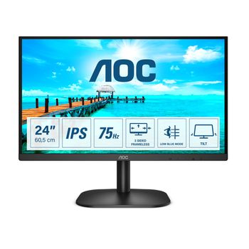 Aoc - B2 24b2xh Pantalla Para Pc 60,5 Cm (23.8") 1920 X 1080 Pixeles Full Hd Led Negro