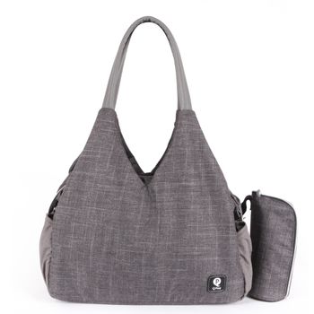 Bolso Cambiador Bebé - Capacity Bag - Gris Oscuro - Qplay