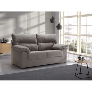 Sofa Delling 3 Plazas Gris Perla 3 Plazas 185x90 Cm Tejido Con Sistema Acualine Tanuk