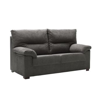 Sofa Odin 3 Plazas Gris Marengo 3 Plazas 185x89 Cm Tejido Con Sistema Acualine Tanuk