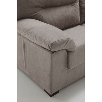 Sofa Odin 3 Mas 2 Plazas Crudo 5 Plazas 185x89 Cm Tejido Con Sistema Acualine Tanuk