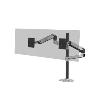 ML-Design Elevador de Madera para Monitor Doble Soporte Negro con