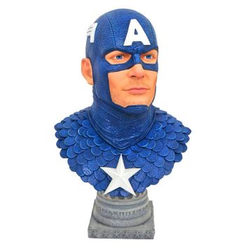 Busto Resina Capitan America Legends In 3d Marvel Comics 25c En Preventa (salida 08/11/201