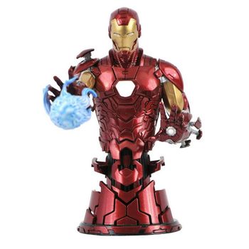 Figura Marvel Comic Busto Iron Man Escala 1/7
