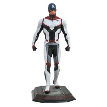 Figura Marvel Gallery Capitan America Traje Equipo