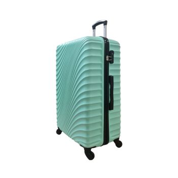 Travel Maleta Rígida Grande 76 X 49 X 29 Cms Resistente Y Ligera Color Verde Claro