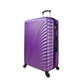 Travel Maleta Rígida Grande 76 X 49 X 29 Cms Resistente Y Ligera Color Violeta