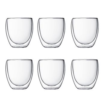 Bodum Set De 6 Vasos Doble Pared 25cl - Pavina Set