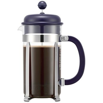 Bodum Caffettiera Cafetera De Prensa Francesa, 8 Tazas, 1,0 L, Azul - 1918-540btr