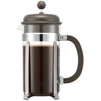 Bodum Caffettiera Cafetera De Prensa Francesa, 8 Tazas, 1,0 L, Marrón - 1918-451btr