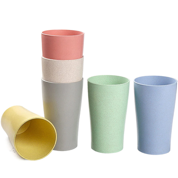 Vasos Para Niños De 400ml Irrompibles 6 Unidades, Aptos Para Bebidas Calientes, Apto Para Microondas Y Lavavajillas