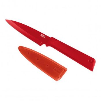 Colori®+ Cuchillo Para Pelar Blister - Rojo - Kuhn-rikon