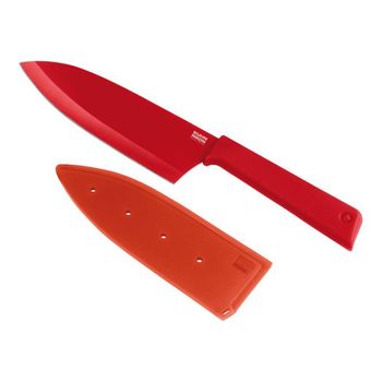 Colori®+ Cuchillo Santoku Grande Rojo - Kuhn Rikon