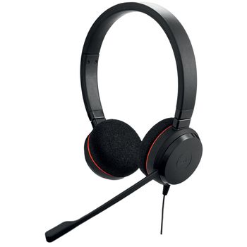 Jabra Evolve 20 Uc Stereo Auriculares Alámbrico Diadema Oficina/centro De Llamadas Usb Tipo A Negro